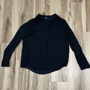 Simply Vera Vera Wang Elegant Black Blouse